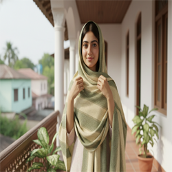 Crafts Girls Hizab Orna – Stylish Crafts Soft Fabric & Elegant Design | Orbit Fashion House Crafts Girls Hizab Orna - Stylish Crafts Soft Fabric & Elegant Design - Image 3