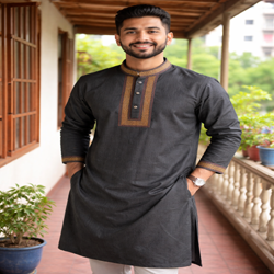 Premium Cotton Panjabi  – Elegant Traditional Wear