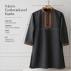Premium Cotton Panjabi – Elegant Traditional Wear | Orbit Fashion House Premium Cotton Panjabi – Elegant Traditional Wear - Image 2