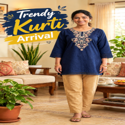 Trendy Linen Kurti | Stylish & Comfortable Ladies Kurti